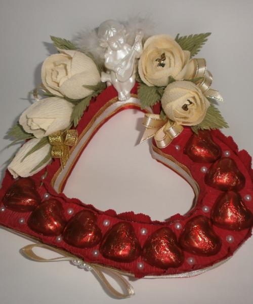 Серце-валентинка - оригінальний солодкий подарунок для закоханих